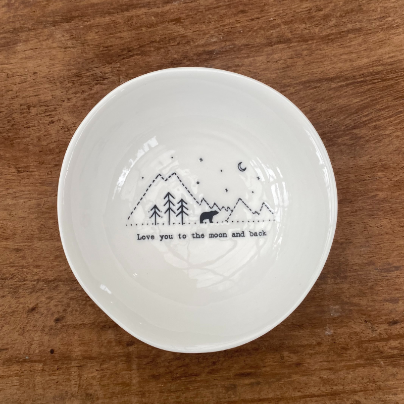 Wobbly Porcelain Medium Love You to the Moon and Back