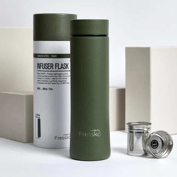 Insulated Stainless Steel Drink Flask Move