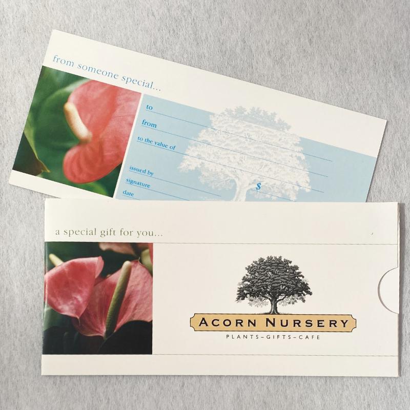 Acorn Nursery Gift Voucher