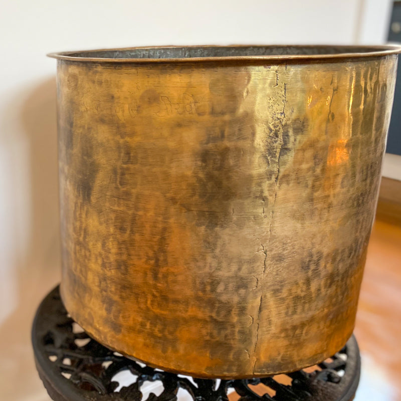 Midsized Brass Pot