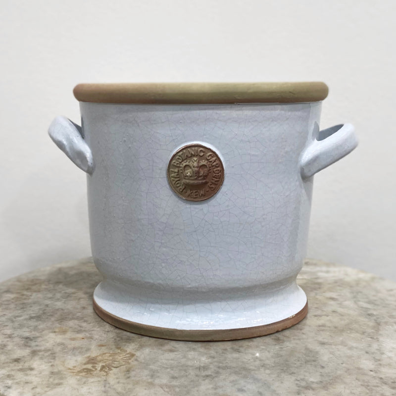 Stone Blue Tall Bowl with Handles