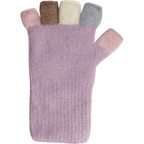 Multi Fingerless Gloves Possum Merino