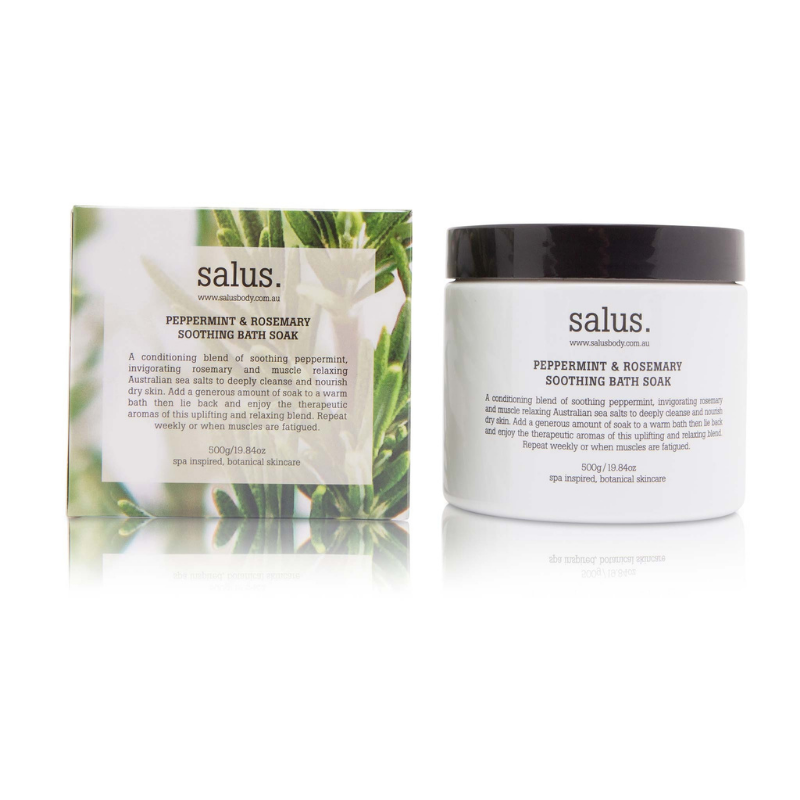 Peppermint and Rosemary Soothing Bath Soak