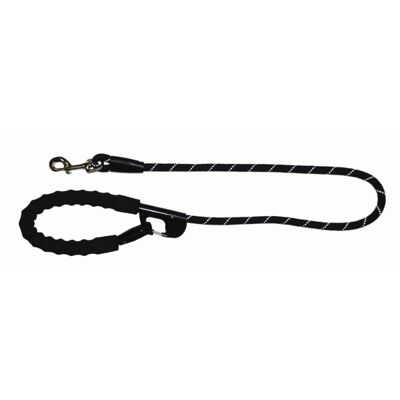 Snap and Stay Dog Lead Black