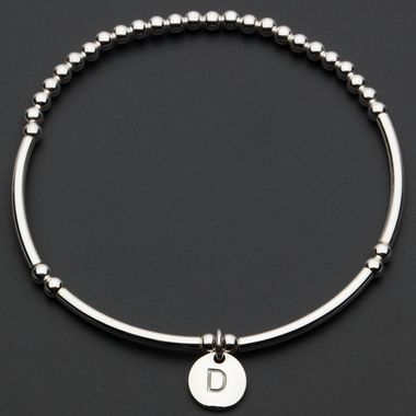 Petals Initial Bracelet