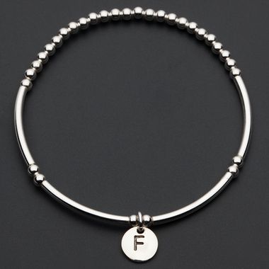 Petals Initial Bracelet