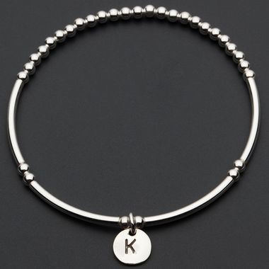 Petals Initial Bracelet
