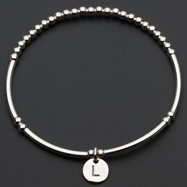 Petals Initial Bracelet