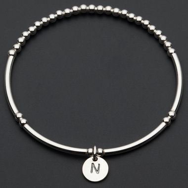 Petals Initial Bracelet