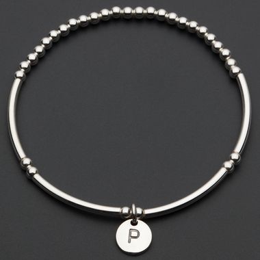 Petals Initial Bracelet