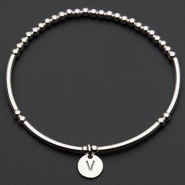 Petals Initial Bracelet