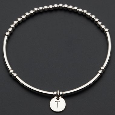 Petals Initial Bracelet