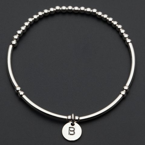 Petals Initial Bracelet