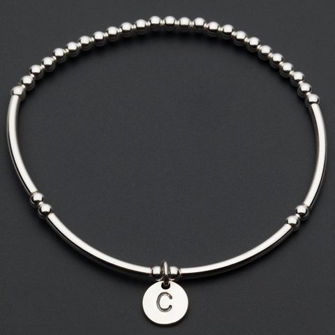 Petals Initial Bracelet